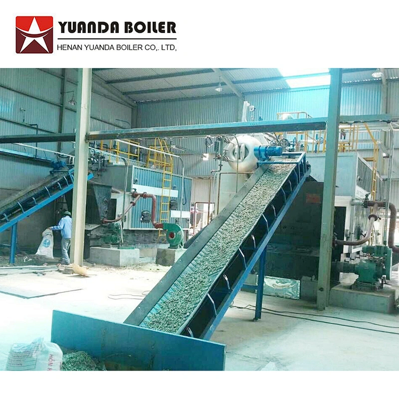 SZL double drum 1 to 40 ton water tube coal wood pellet chip biomass fired steam boiler