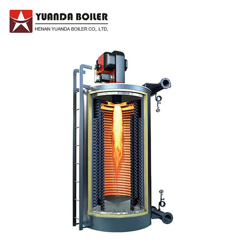 YYL vertical natural gas diesel lpg lng heavy oil fired thermal oil boiler
