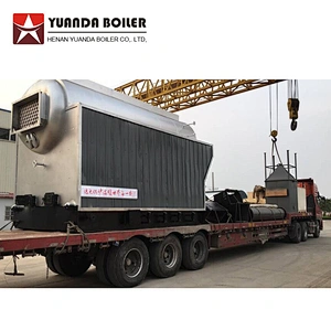 DZH 1 to 6 ton Manual feed Wood Firewood Log Fired Industrial Horizontal Steam Boiler Machine