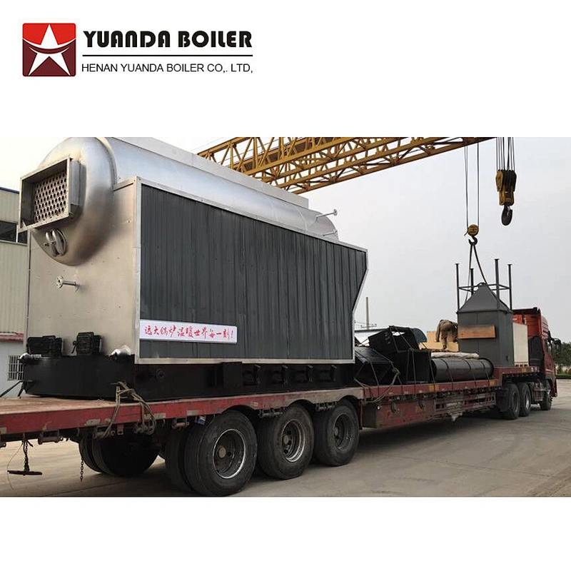 DZH 1 to 6 ton Manual feed Wood Firewood Log Fired Industrial Horizontal Steam Boiler Machine