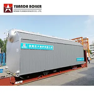 SZL water tube biomass wood firewood pellets chips palm fuel shell fired hot water boiler