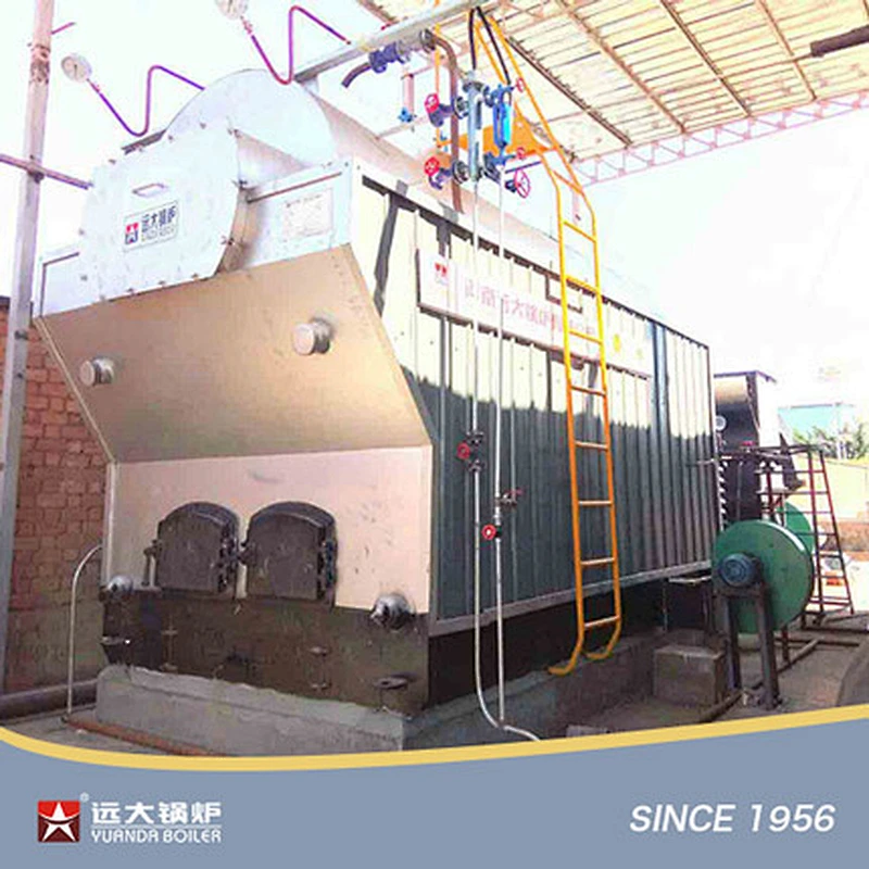 DZH Wood Biomass Boiler Manual Travelling Grate Biomass Boiler 1ton 2ton 4ton 6ton 8ton 10ton