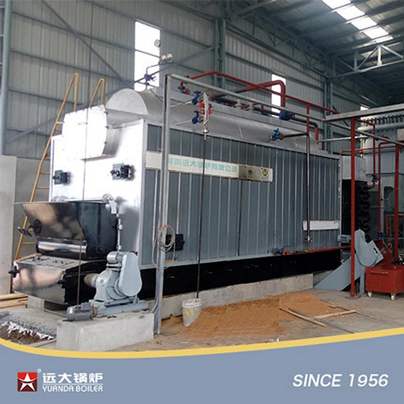 DZL Biomass Fired Boiler Automatic Steam Boiler Hot Water Boiler Pellets Palm Shells Coconuts Solid Waste Fired Boiler