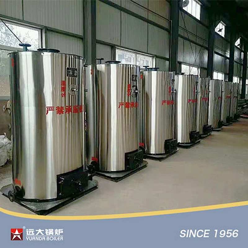 Vertical Gas Diesel Fired Boiler LHS Steam Hot Water Boiler 100kg 200kg 300kg 500kg 600kg 800kg 1000kg