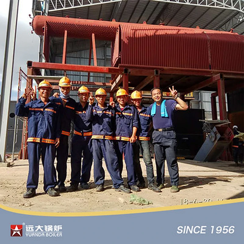 SZL Series Biomass Steam Boiler Double Drums Water Tube Boiler Solid Waste Boiler
