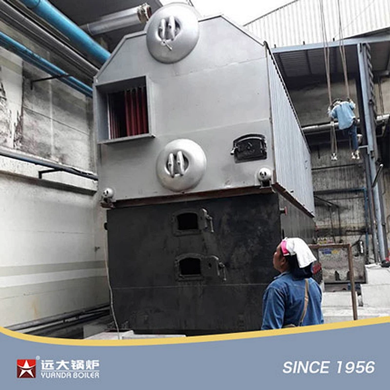 SZL Series Biomass Steam Boiler Double Drums Water Tube Boiler Solid Waste Boiler