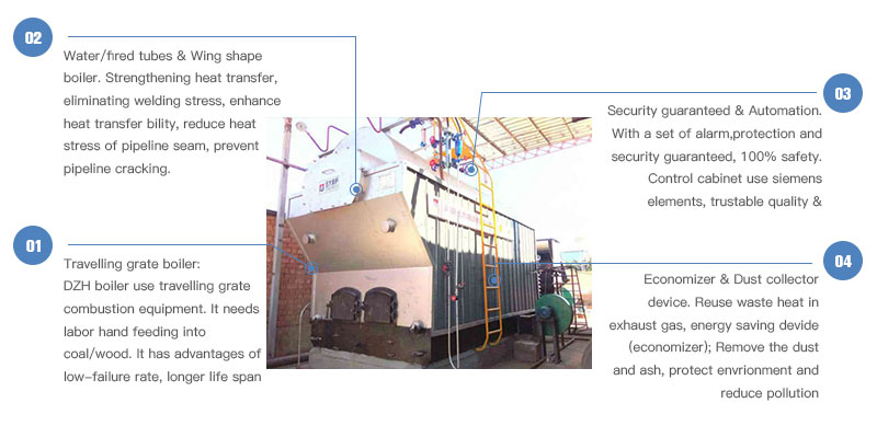 dzh coal boiler features