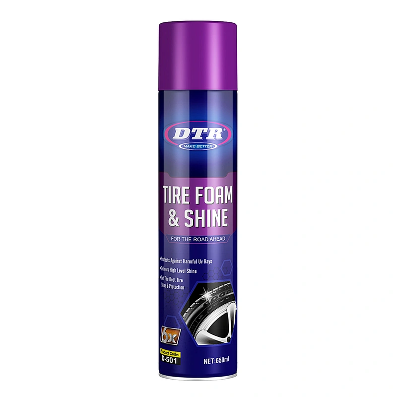 Tire foam & shine