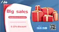 More discount here! Chinese Double Eleven is coming!