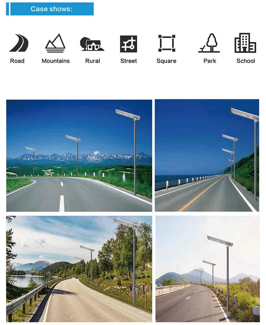 solar street light with camera supplier