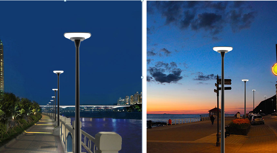 solar garden light installation