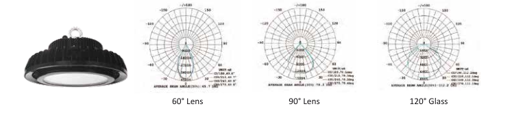 90° led high bay light