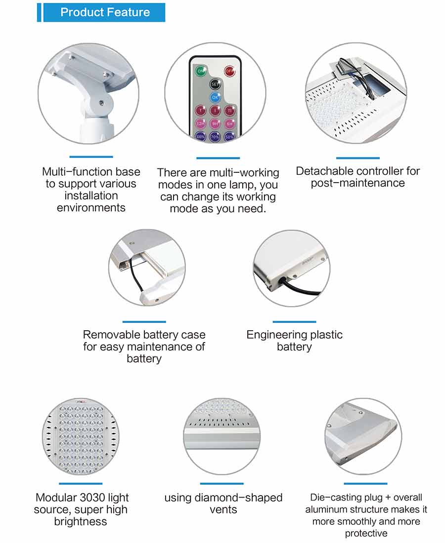 solar lamp feature