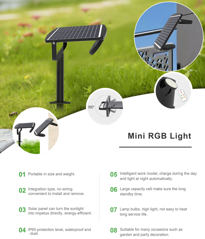 MINI RGB solar lights
