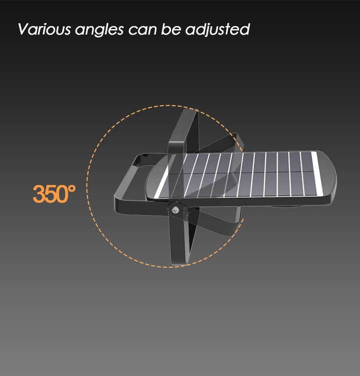 adjustable angles solar flood lights