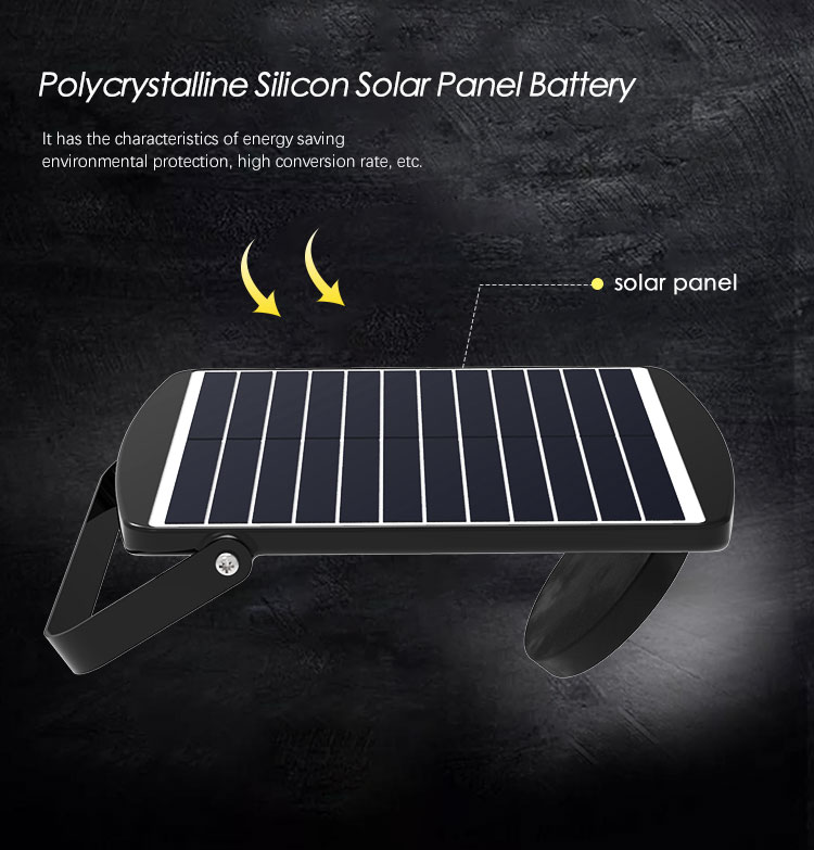 high efficiency solar panel lights