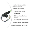 mabuchi central locking system key features