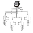 durable central locking system drawing