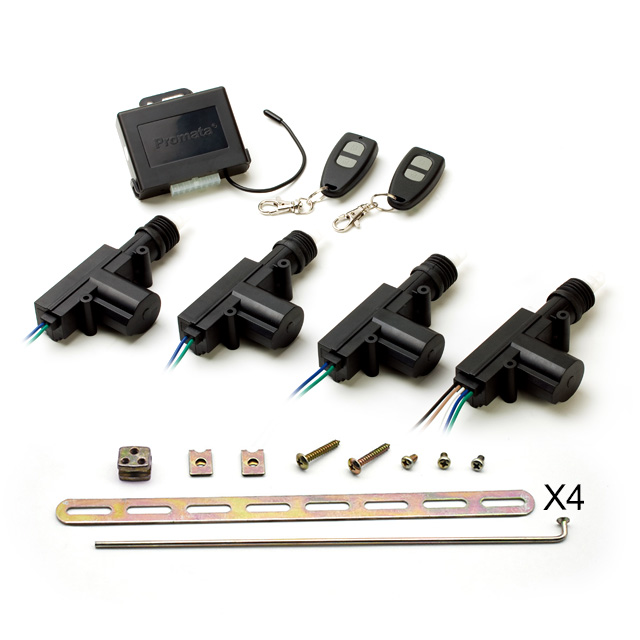 Vehicle remote central lock with hardware|Promata