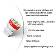 Reverse light, 12 SMD LED P27W base key features