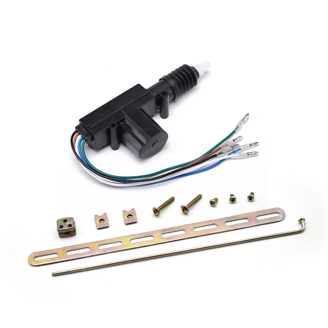 Car door lock motor with accessory promata
