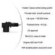 Short central actuator system key features
