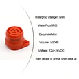 Mini Siren with continues alarm  Key features