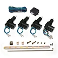 Short central actuator system