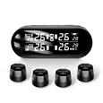 Main side dark negative solar powered display with 4 sensors, promata TPMS