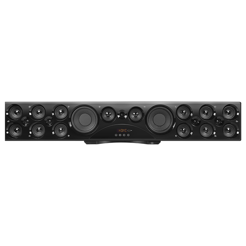 7.2ch surround sound wireless wooden home theater sound bar speaker patented design for home entertainment