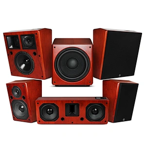 5.1ch Plywood home theatre system with active subwoofer
