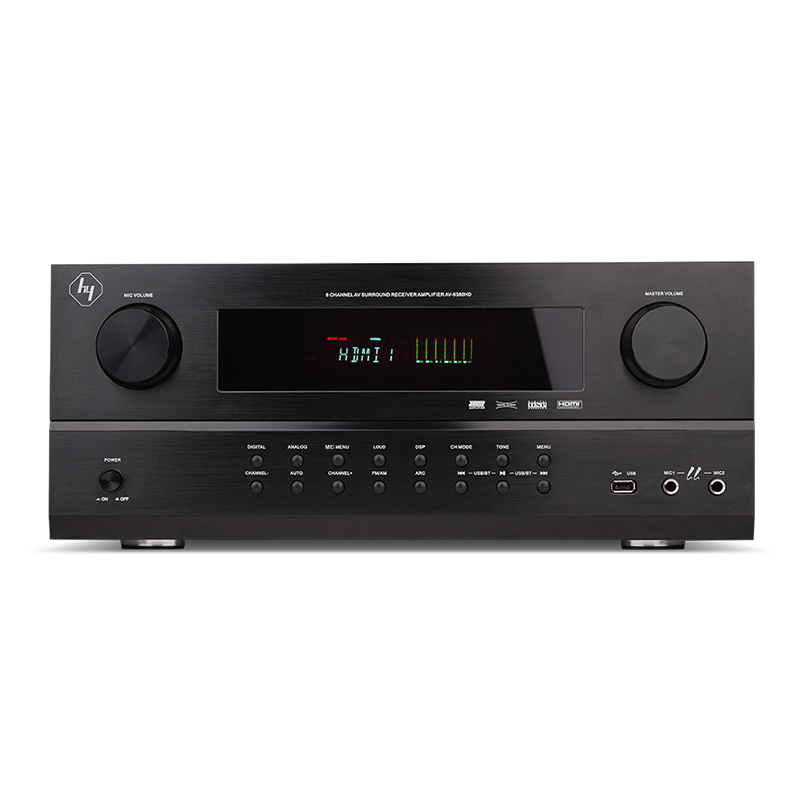 480W high power 5.1ch  RAW decoding AV Receiver Amplifier for Home theater