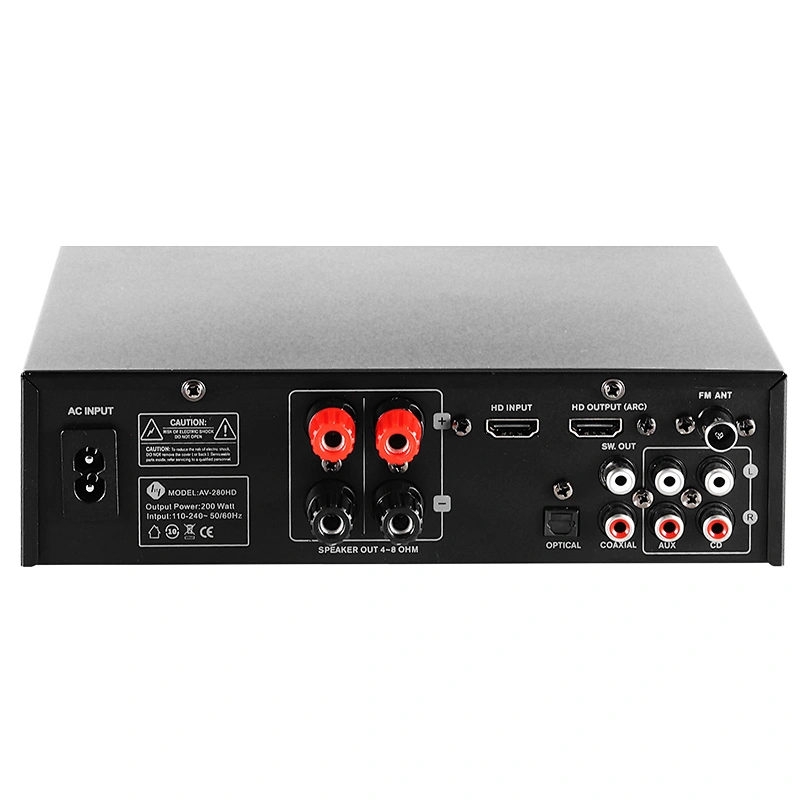 240W Integrated HD Stereo Digital Amplifier with Karaoke Blue tooth function