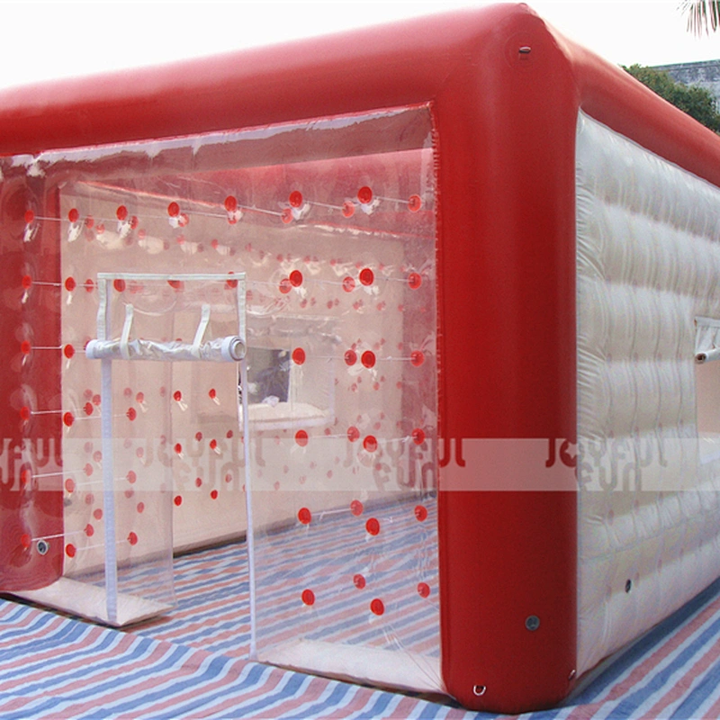 Fashionable new design square transparent tent inflatable tent for sale