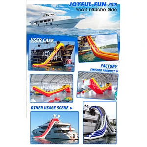 Used Commercial Floating Water Game Big Inflatable Water Slide for Outdoor