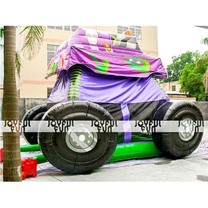 Cartoon car inflatable bouncer inflatable toys for amusement park