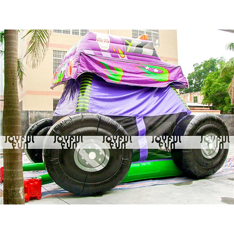 Cartoon car inflatable bouncer inflatable toys for amusement park