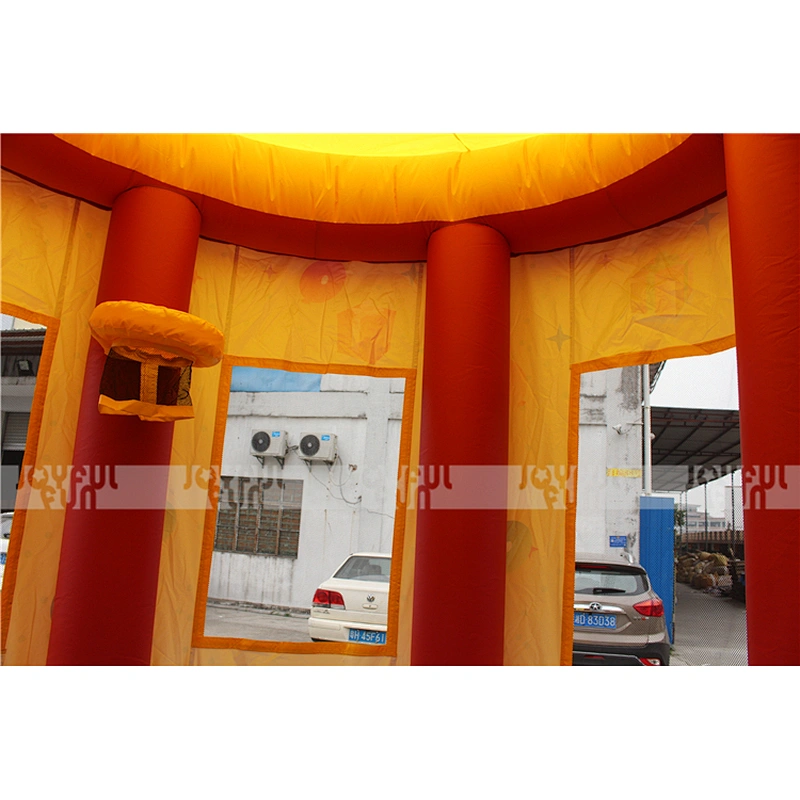 Factory price inflatable birthday cake inflatable bouncer house for party