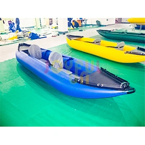 Joyful Fun factory customize single seat fishing inflatable pedal kayak