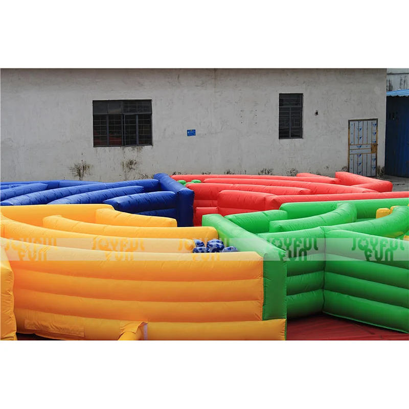Hot Selling Inflatable Interactive Entertainment Mechanical Game Inflatable Dizzy X Interactive Obstacle Course