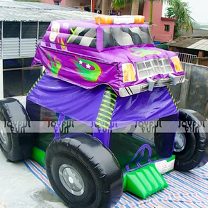 Cartoon car inflatable bouncer inflatable toys for amusement park