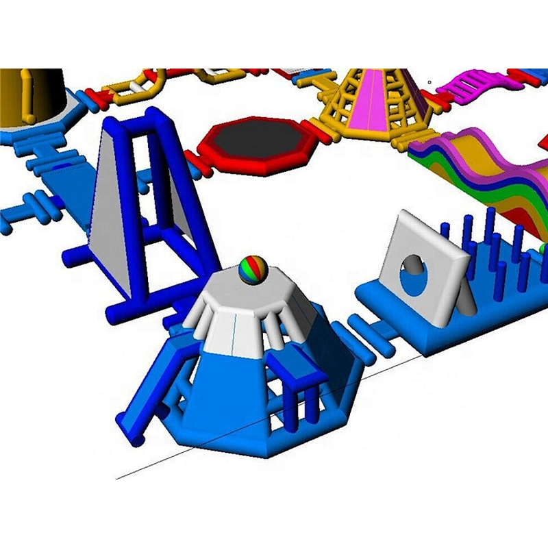 Inflatable park aquatic water park equipment playground for adult