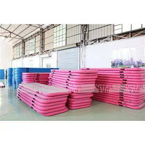 Wholesale Sport Games Gym Track Customized Inflatable Yoga Mat for Adults