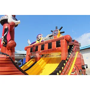 Outdoor or Indoor Inflatable pirate ship playground for sale