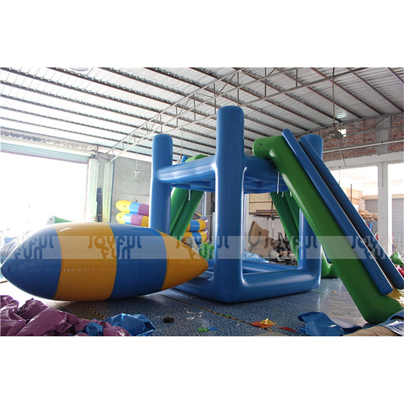 Used Commercial Inflatable Water Island Outdoor Floating Inflatable Water Island for Sale