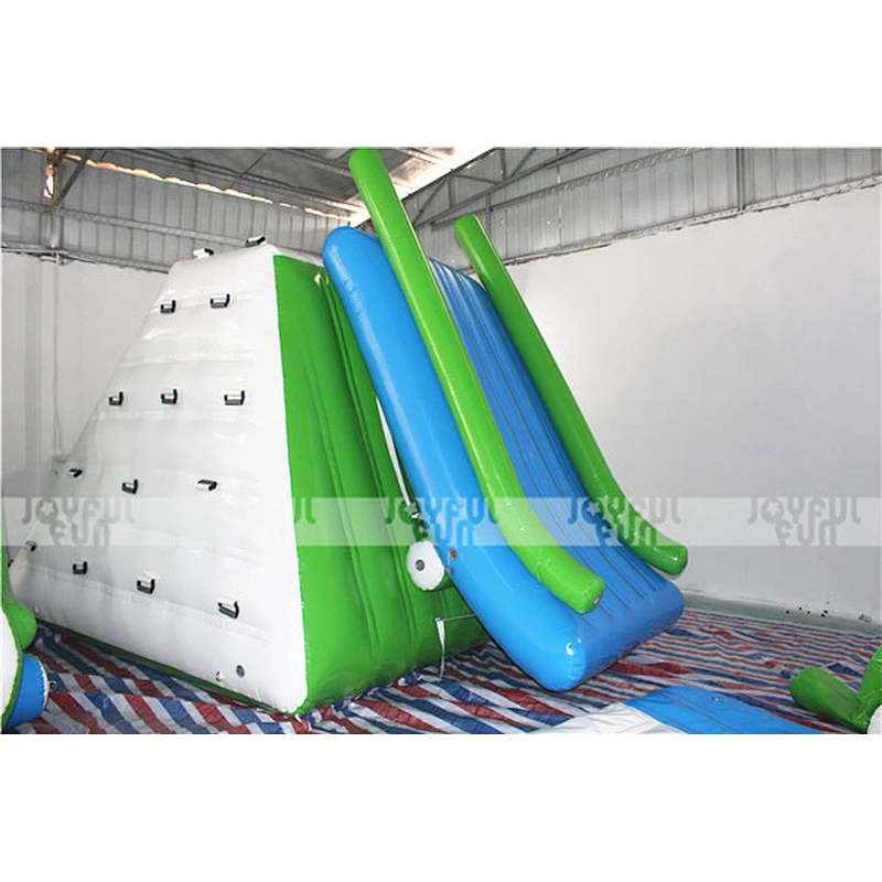Hot selling inflatable water slide amusement park inflatable climbing part equipment for sale