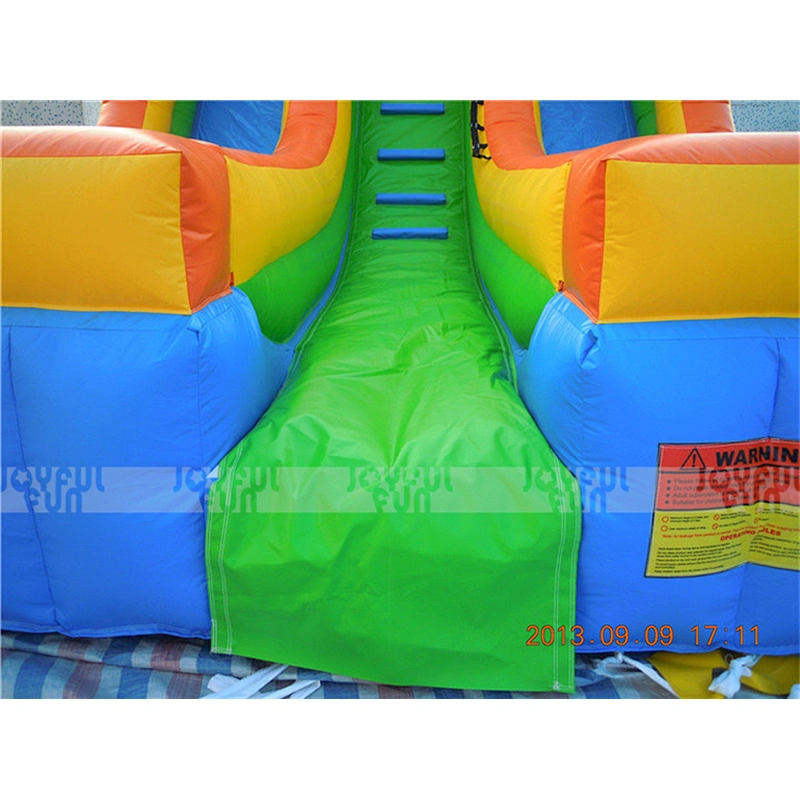 Hot Sale Inflatable Double Lane Slip Slide Outdoor Floating House Inflatable Water Slide