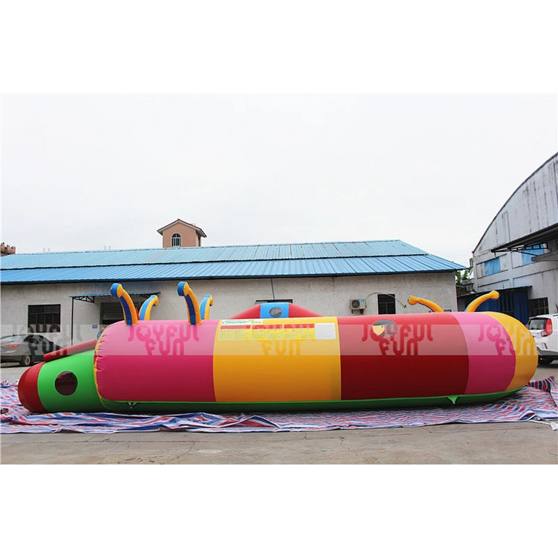 Customized giant inflatable tunnel caterpillar design for sale