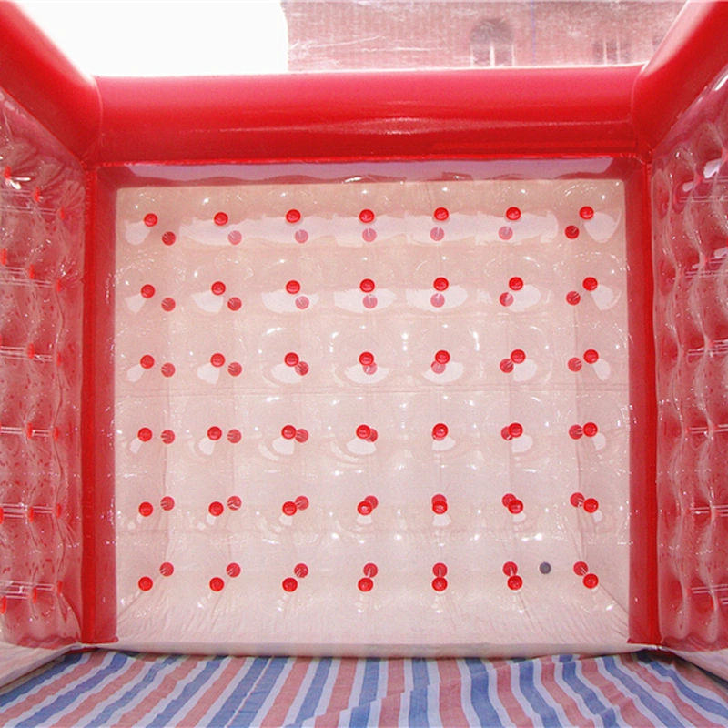 Fashionable new design square transparent tent inflatable tent for sale