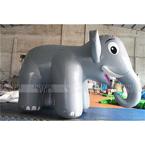 2017 High quality best design inflatable cartoon elephant advertising inflatable model for events
